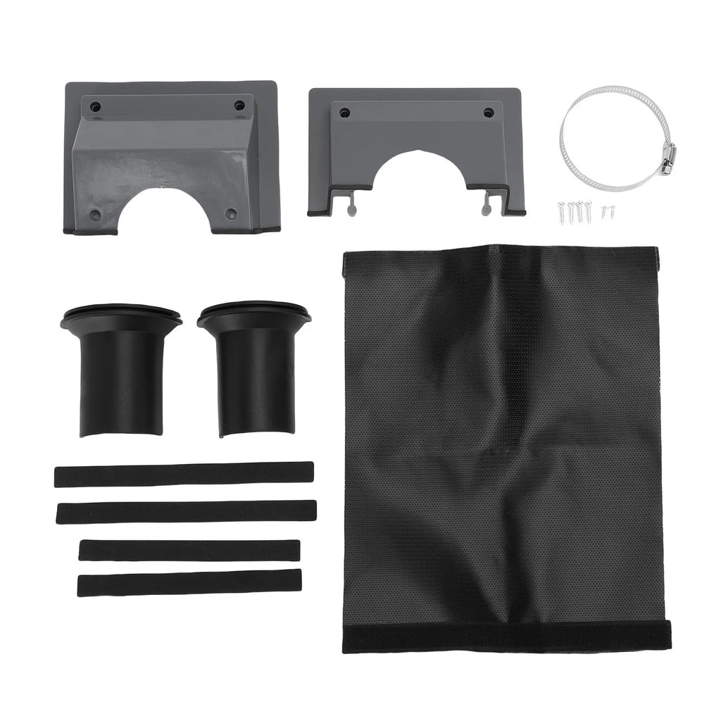 HVAC Line Set Cover HVAC Wall Penetration Line Set Cover Kit Split AC Line Set Wall Cover for Indoor Outdoor Air Conditioner HIP Grey