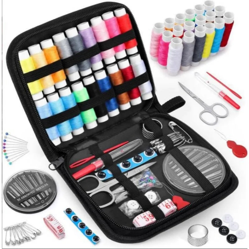 Complete Sewing Kit – Threads, Needles, Scissors & More Sewing Kit Set HIP