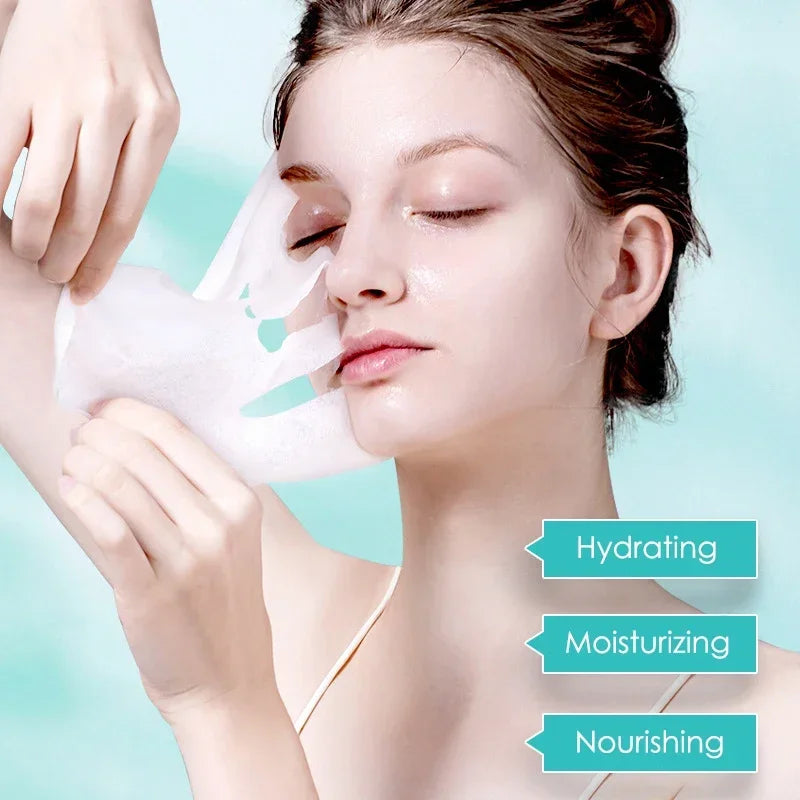 5-Pack Hyaluronic Acid Sheet Masks – Hydrate & Refine Pores Hydrating Sheet Mask HIP