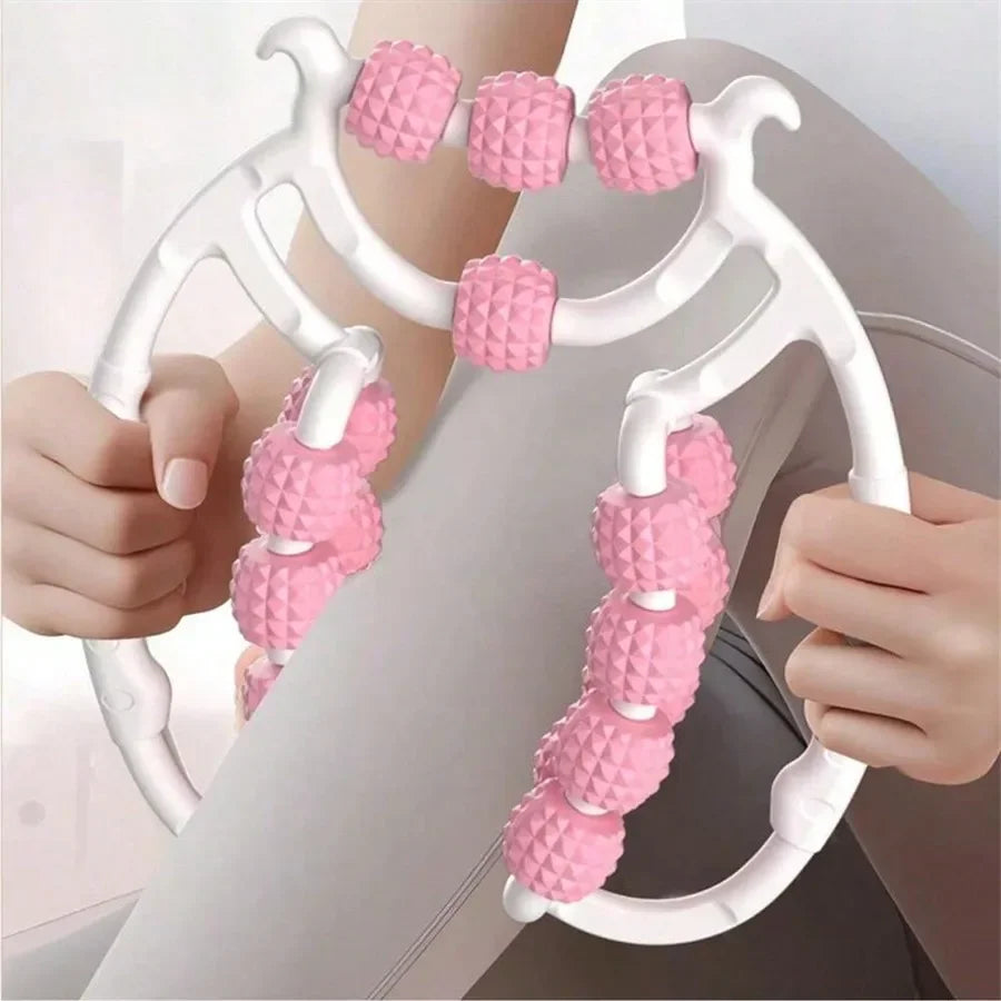 360° Muscle Roller Massager – 20-Wheel Leg, Neck & Arm Muscle Roller Massager HIP