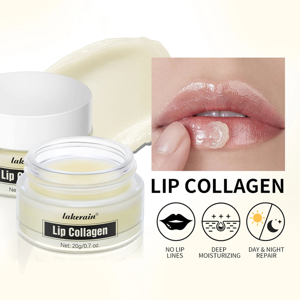 Lip Collagen Collagen Lip Mask Lip Balm To Moisturizes Dry Lips Smooths Fine Lines, Deep Hydrates Lip Moisturizer For Exfoliatin HIP