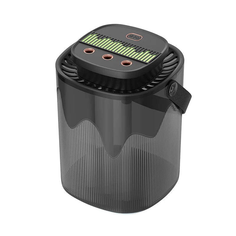 3L USB Desktop Humidifier – 3 Nozzles, Quiet & Aromatherapy USB Desktop Humidifier HIP black