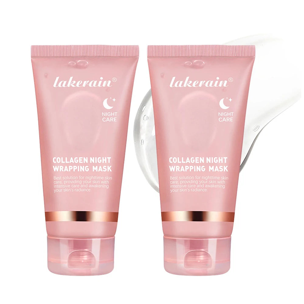 Korean Skin Care Deep Collagen Mask Peel Off Mask Face Anti Wrinkle Lifting Bio Masks Night Wrapping Woman Overnight Skin HIP 2pcs
