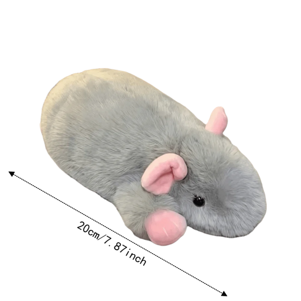 Fancy Rat Plush Pencil Case – Soft Animal Pouch 20cm Plush Pencil Case HIP