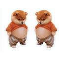 Kawaii 3D Cat & Dog Silicone Belly Stickers | DIY Phone & Car 3D Silicone Stickers HIP A4