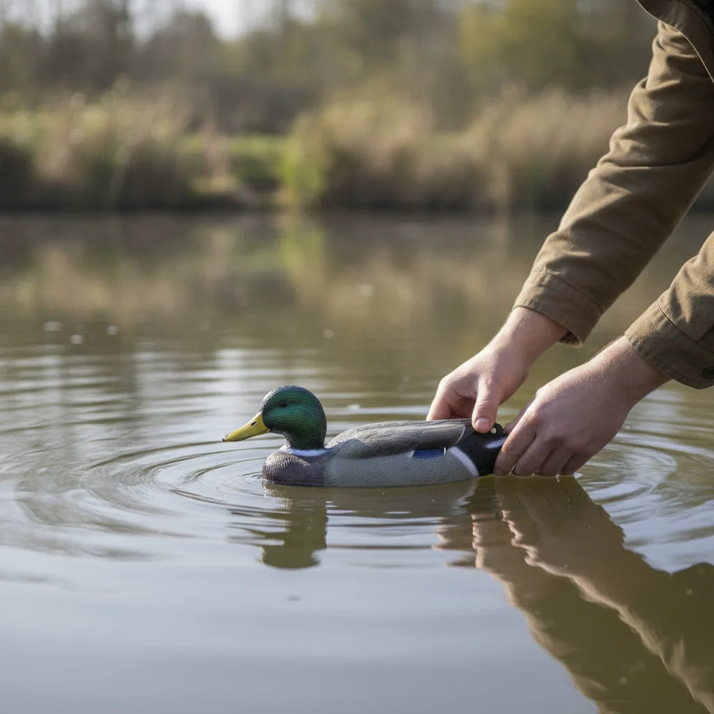Floating Duck Decoy Simulation Hunting Duck Garden Pool Yard Lake Decoration 26x11Cm Home Garden Lawn Ornaments Pool Pond Decor HIP