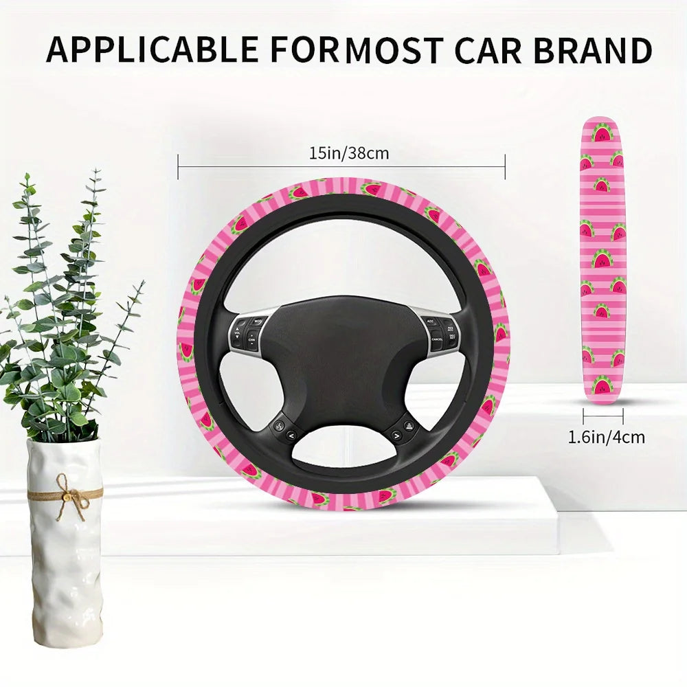 Watermelon Steering Wheel Cover – Anti-Slip, Easy Fit | HIP Steering Wheel Cover HIP