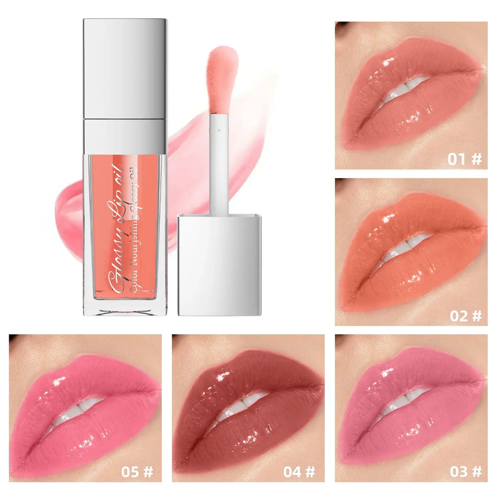 Hello Kiss Lip Glow Oil – Vitamin E & Shea Butter Lip Gloss Lip Glow Oil HIP