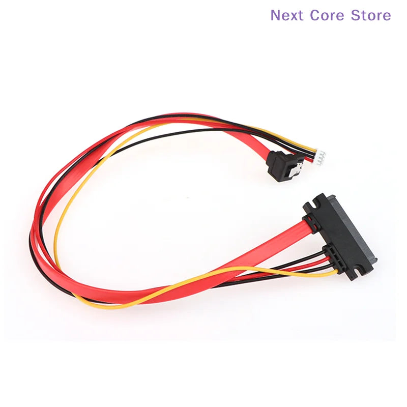 2-in-1 SATA Data + 4Pin Power Combo Cable 7+15 Pin 20/40cm SATA Combo Cable HIP
