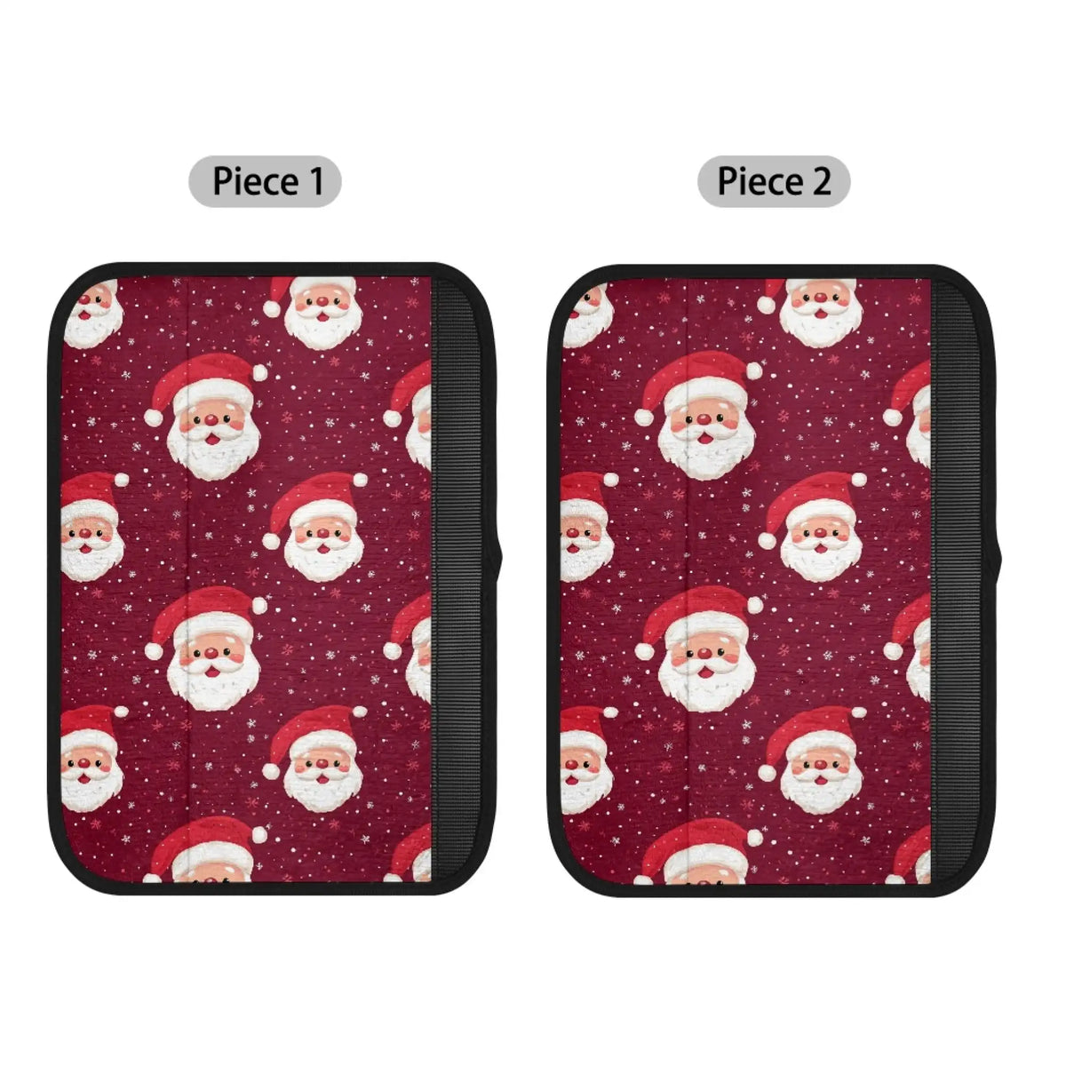 Santa Claus Car Seat Belt Covers – Soft Flannel Set of 2 Seat Belt Cover HIP