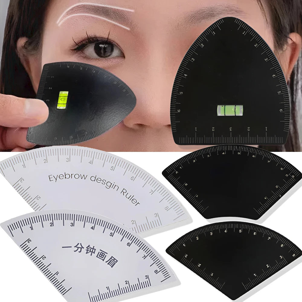 6 Shapes Drawing Eyebrow In 1 Minute Desgin Ruler Microblading Mapping Tool Shaping Permanent Drawing Tattoo Guide Ruler Eye Mak HIP