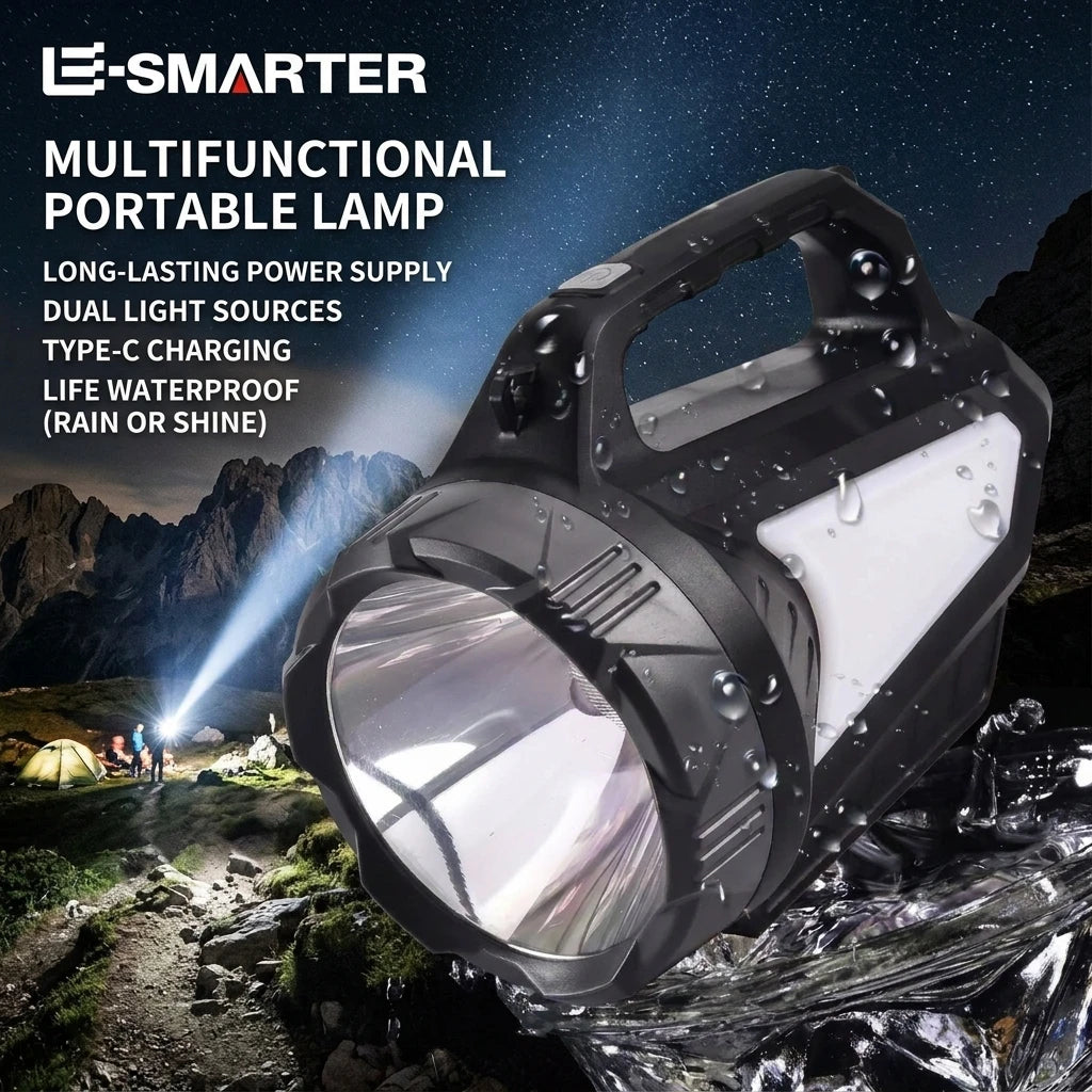 Rechargeable Super Bright LED Searchlight – Waterproof Handheld LED Searchlight HIP