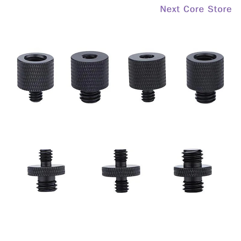 1/4" to 3/8" Tripod Screw Mount Adapter – Black | Camera Tripod Screw Adapter HIP