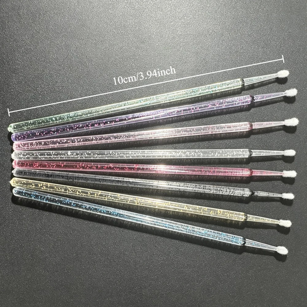 100-Pack Disposable Micro Eyelash Brushes & Applicators Eyelash Applicator Brush HIP