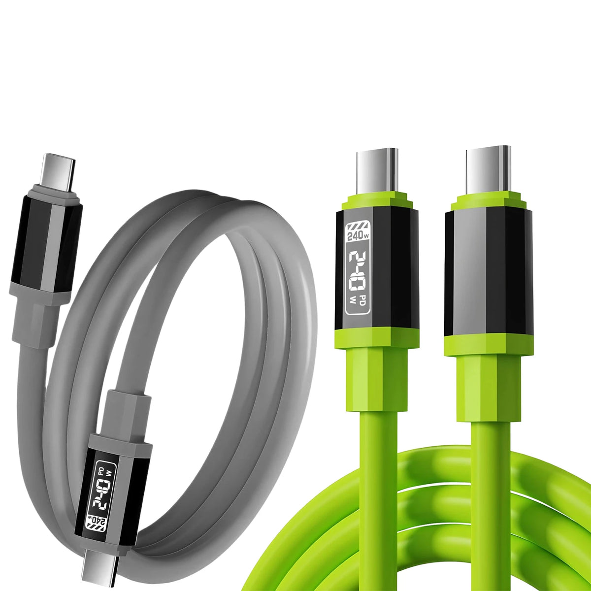 240W USB-C Fast Charging Cable – PD to PD for iPhone & Android USB-C Charging Cable HIP