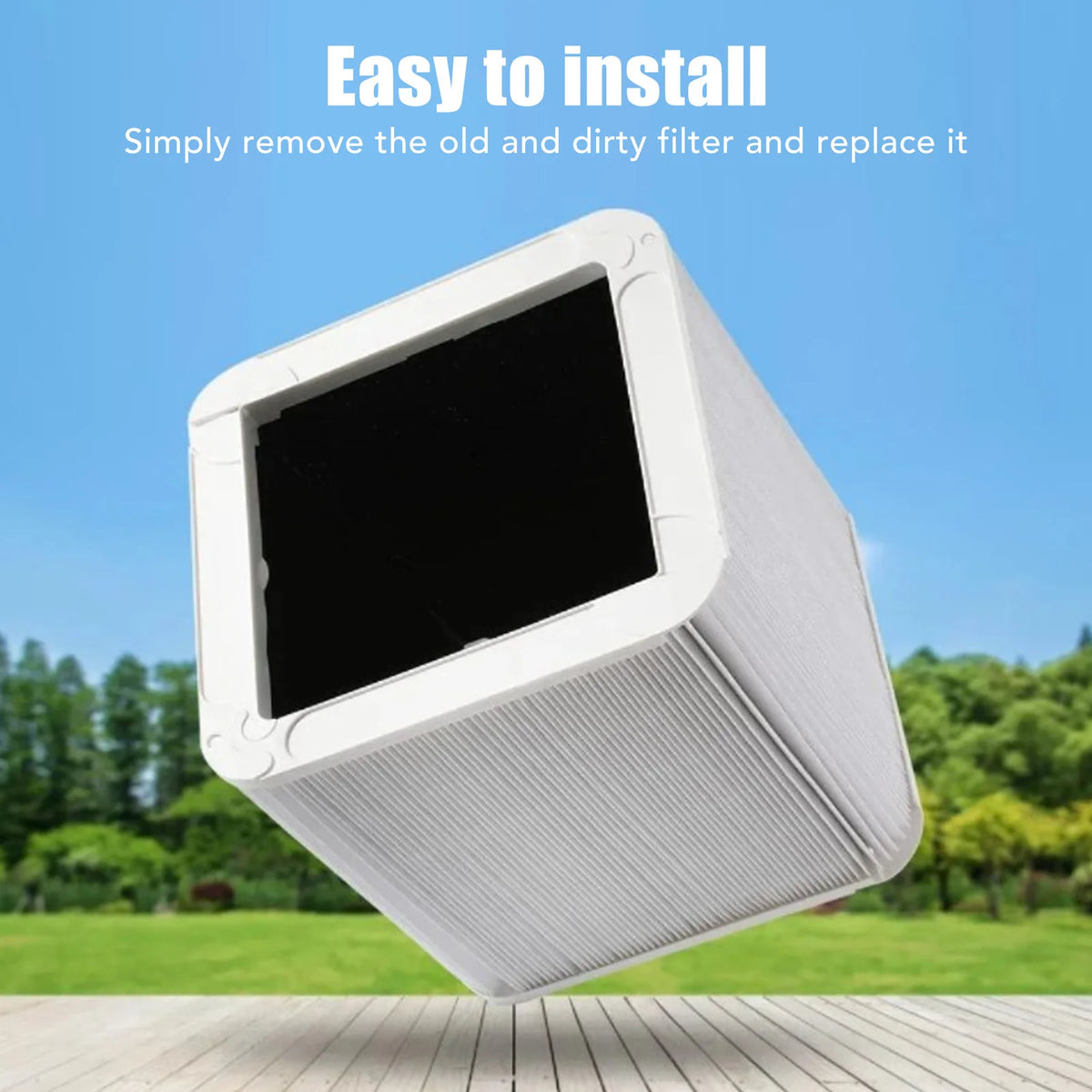 Air Purifier Filter Accessories Air Purifier Filter Screen for Blueair Blue Pure211+ Foldable Filter Replacement Parts HIP
