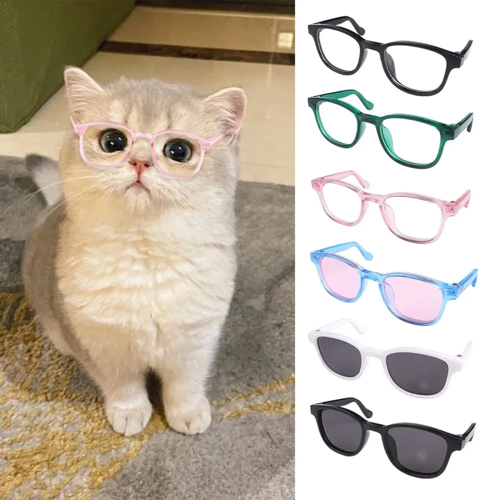 Pet Glasses Small Pet Sunglasses Stylish Pet Sunglasses for Dogs Cats Fashionable Eyewear for Sun Wind Lightweight HIP