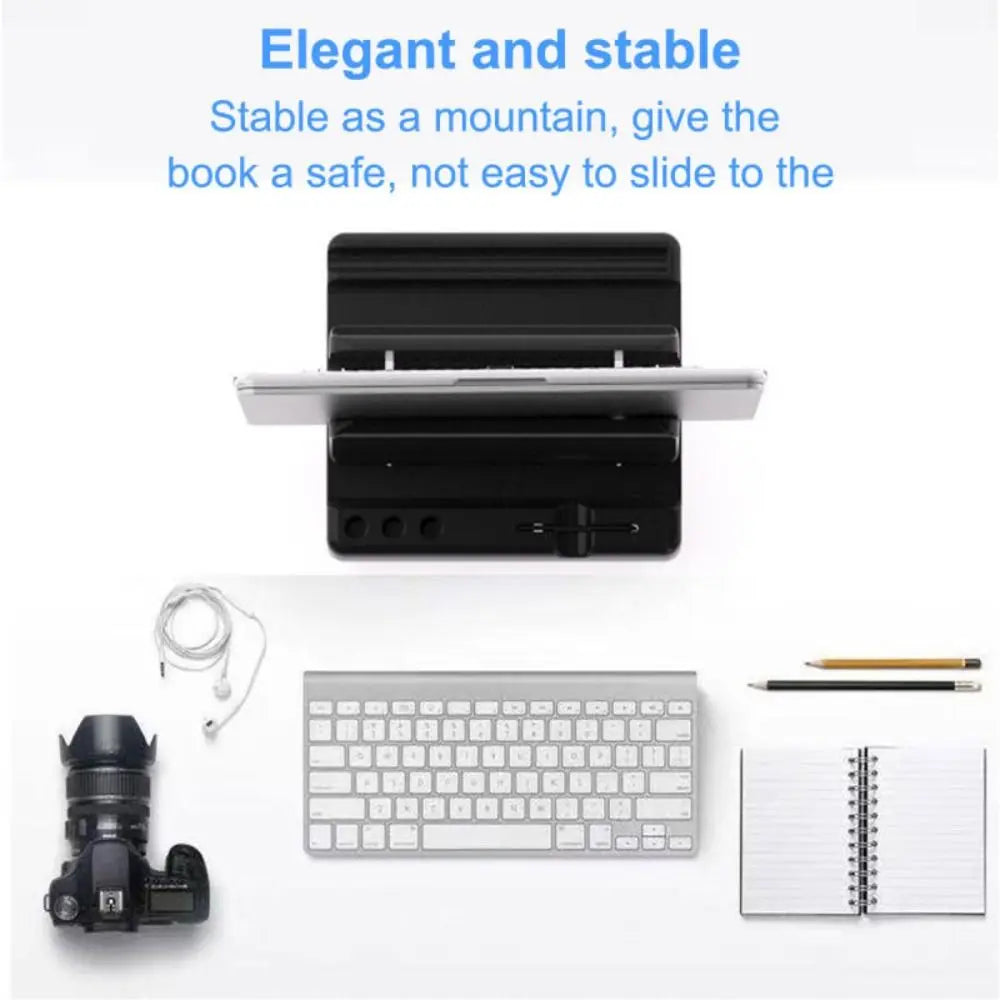 Adjustable Dual Slot Vertical Laptop & Tablet Stand | Space Saver Laptop Stand HIP