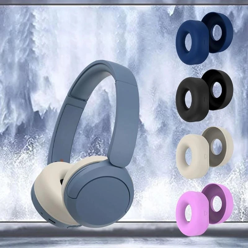 Silicone Ear Pad Covers for Sony WH-CH520 Headphones Headphone Ear Pad Covers HIP