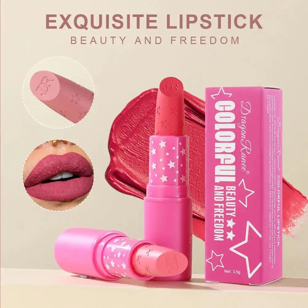 Dragon Ranee 3-Pc Korean Matte Lipstick Set – Waterproof Matte Lipstick Set HIP