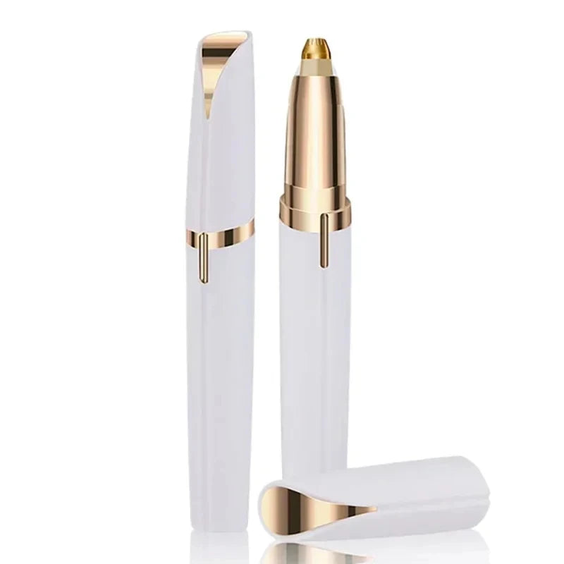 RUZOFO Portable Electric Eyebrow Trimmer & Face Shaver Eyebrow Trimmer HIP C536-white