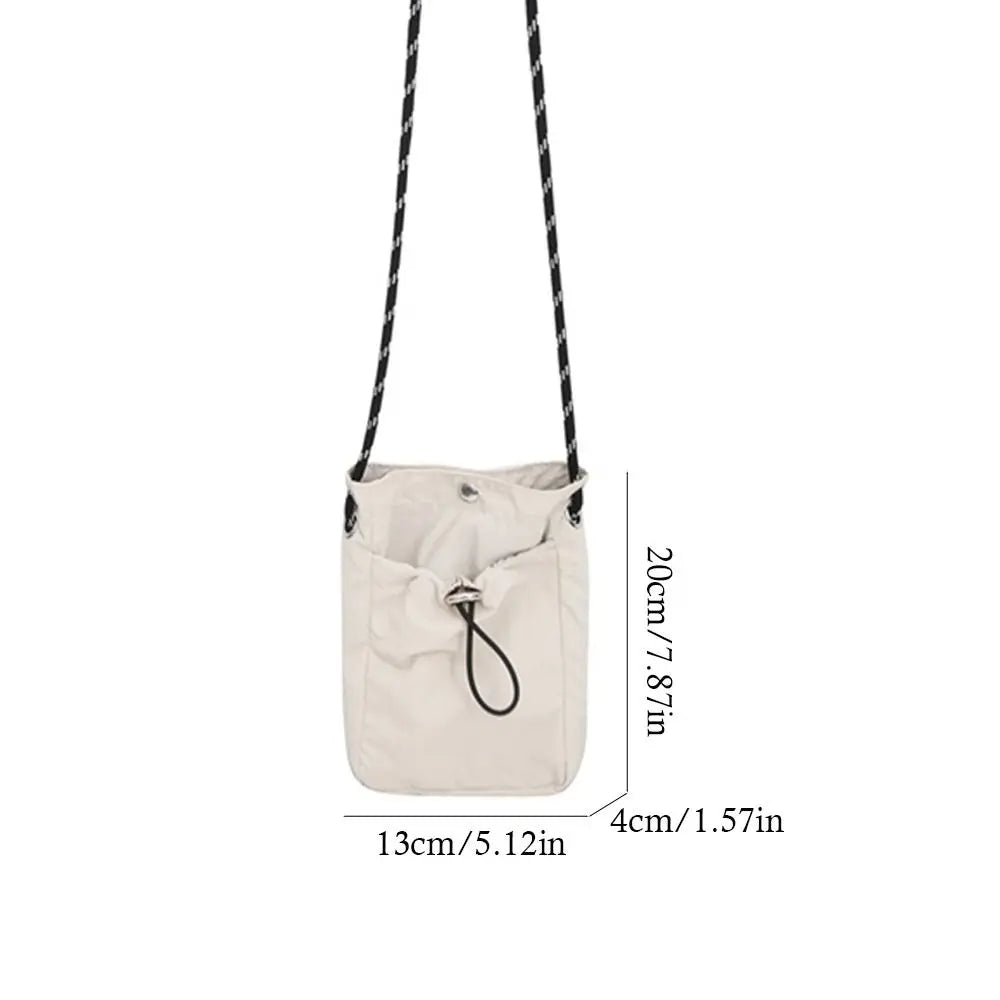 Lightweight Canvas Crossbody Bag – Minimalist Shoulder Tote Crossbody Shoulder Bag HIP