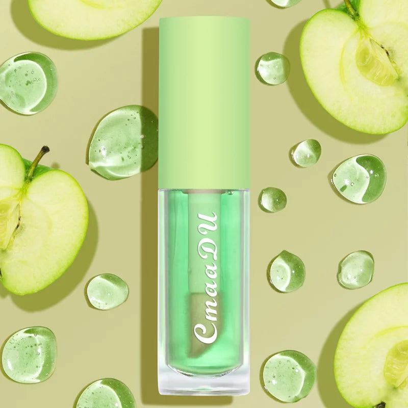 Fruit Color Changing Lip Gloss Strawberry Cherry Lip Balm Natural Lasting Moisturizing Reduce Lip Lines Jelly Plump Lips Care HIP