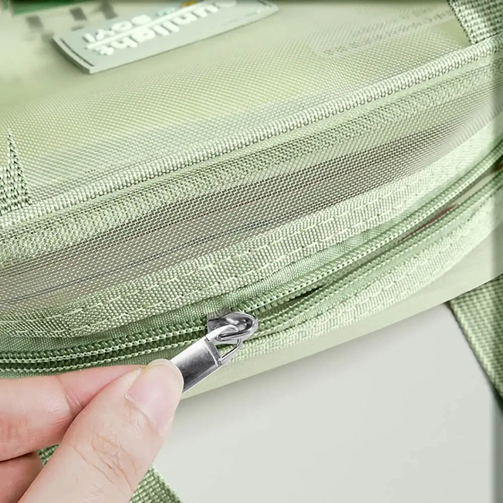 Nylon Mesh Zipper Pouch – Transparent Multifunctional Storage Bag Mesh Storage Pouch HIP