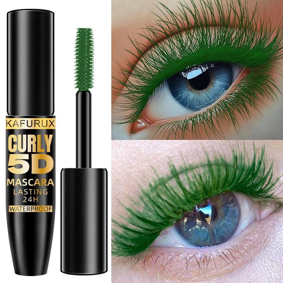 KAFURUX 5D Mascara – 9 Colors, Waterproof & Volumizing Waterproof Mascara HIP