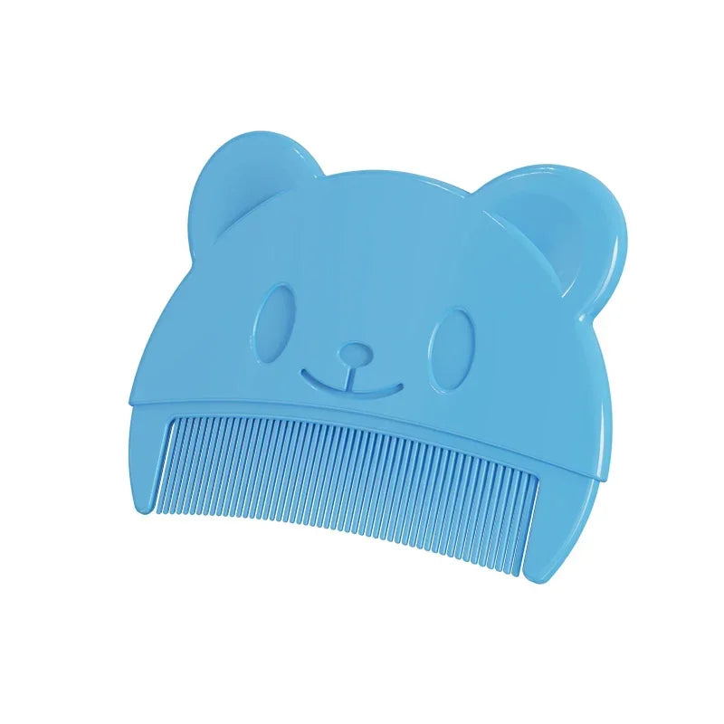 Soft Silicone Baby Comb & Scalp Massager for Newborns Baby Hair Comb HIP C68-A-blue