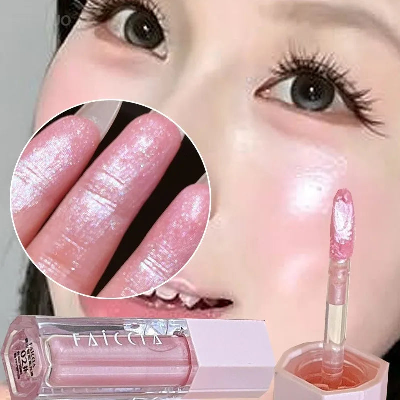 Liquid Highlighter Makeup Glow Liquid Eyeshadow Under Eye Brightener Shimmer Glitter Eyeshadow Aegyo Sal Highlight Beauty Makeup HIP
