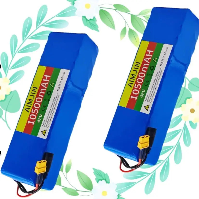 48V 10.5Ah 13S3P Li-Ion E-Scooter Battery Pack + BMS & Charger E-Scooter Battery Pack HIP