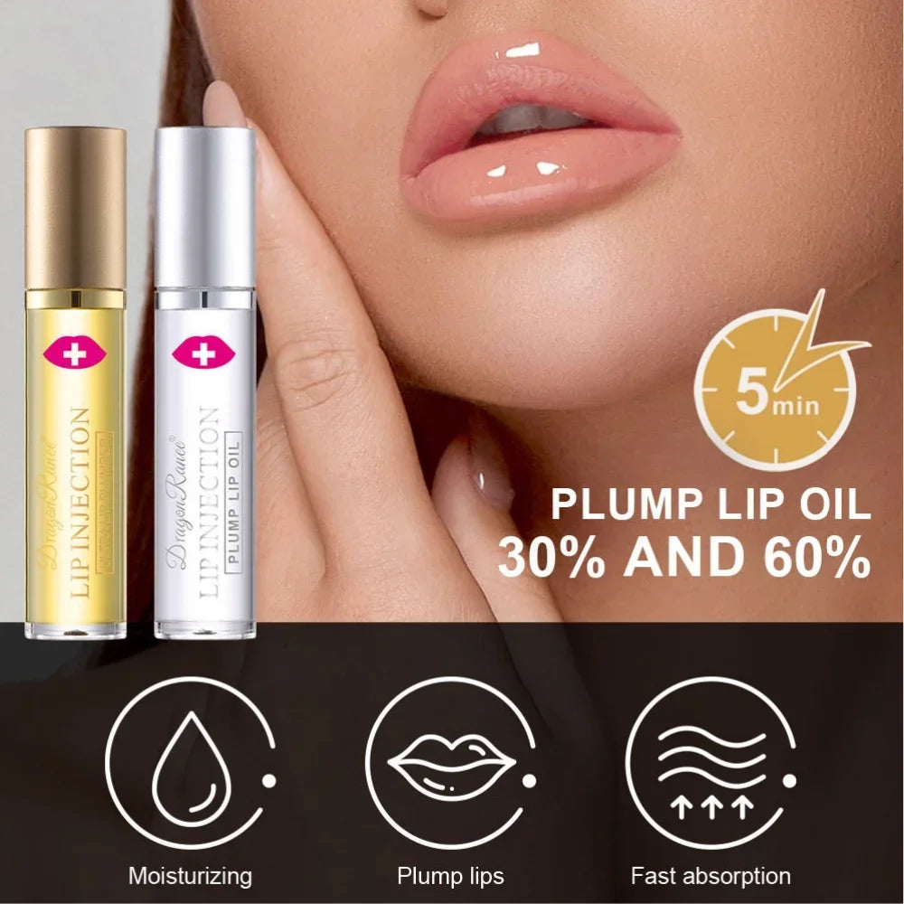 Dragon Ranee Ginger Lip Plumper Oil – Roll-On Gloss & Serum Lip Plumper Oil HIP