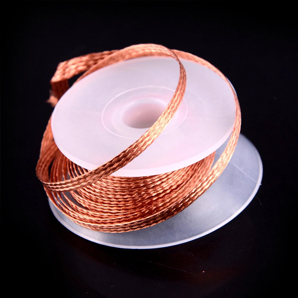 Welding Wire Desoldering Mesh Braid Tape Copper Welding Point Solder Remover Soldering Repair for Electronic PCB Circuit Board HIP