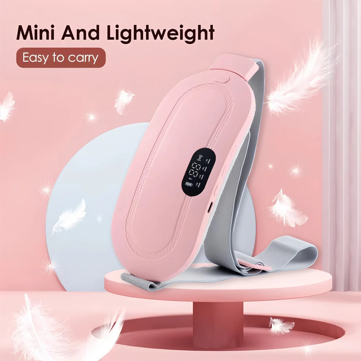 USB Vibrating Abdominal Heating Belt – Warmth & Massage Heating Massage Belt HIP