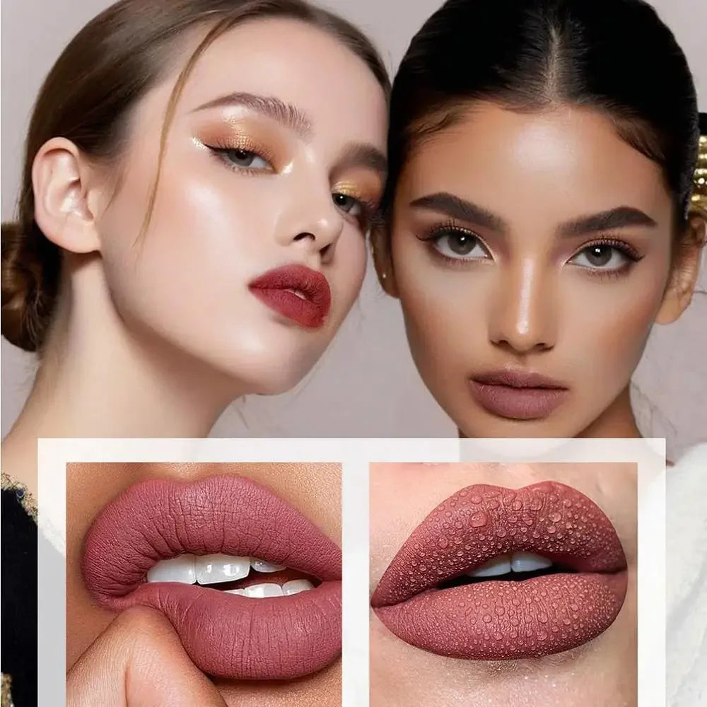 SAM SUGAR Velvet Matte Liquid Lipstick Set – 6 Shades Liquid Lipstick Set HIP