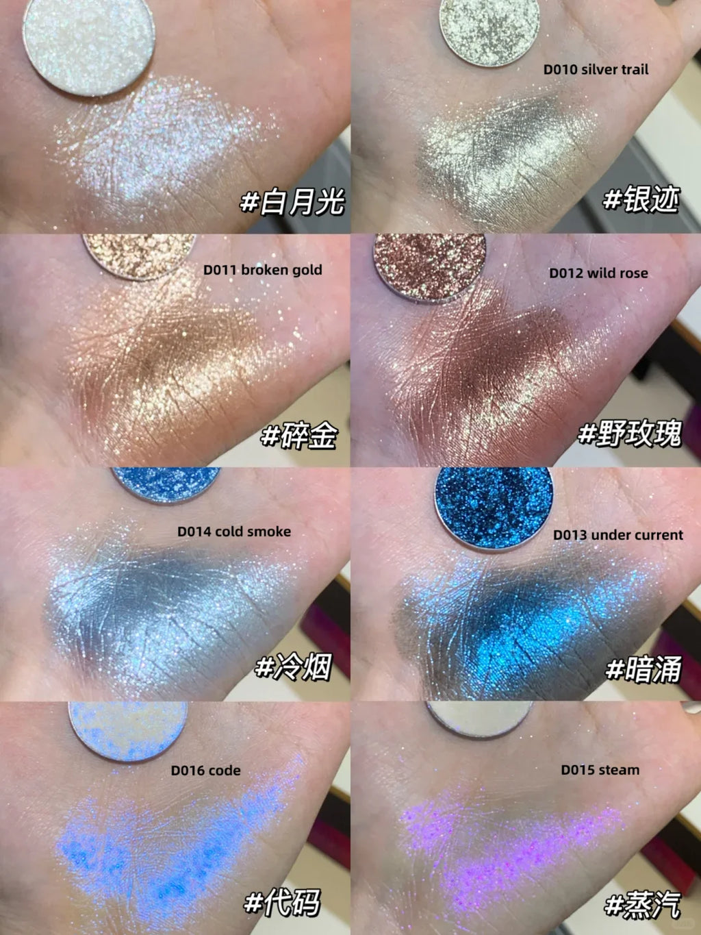 DE'LANCI Chameleon Single Eyeshadow – Matte & Shimmer Shades Single Eyeshadow Pan HIP