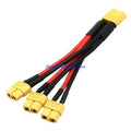 Parallel Battery Adapter Cable – 14 AWG RC Hobby Connector Battery Adapter Cable HIP 1 males 3 female CN