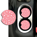2pcs Acrylic Love Heart Coasters – Waterproof & Heat-Insulated Acrylic Coaster Set HIP 1 Other
