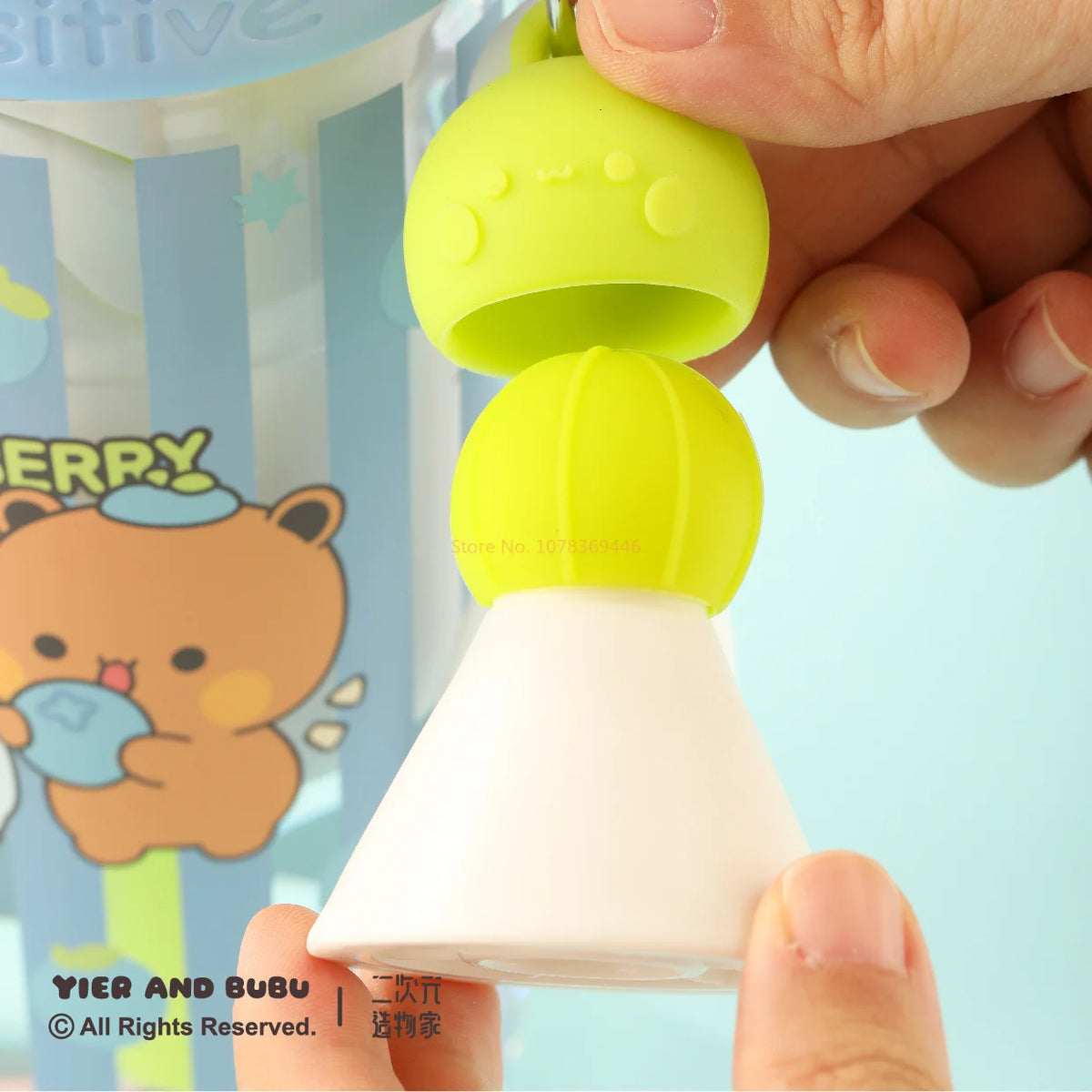 Bubu & Dudu Panda Cartoon Straw Cup – 650ml Portable Gift Cup Cartoon Straw Cup HIP