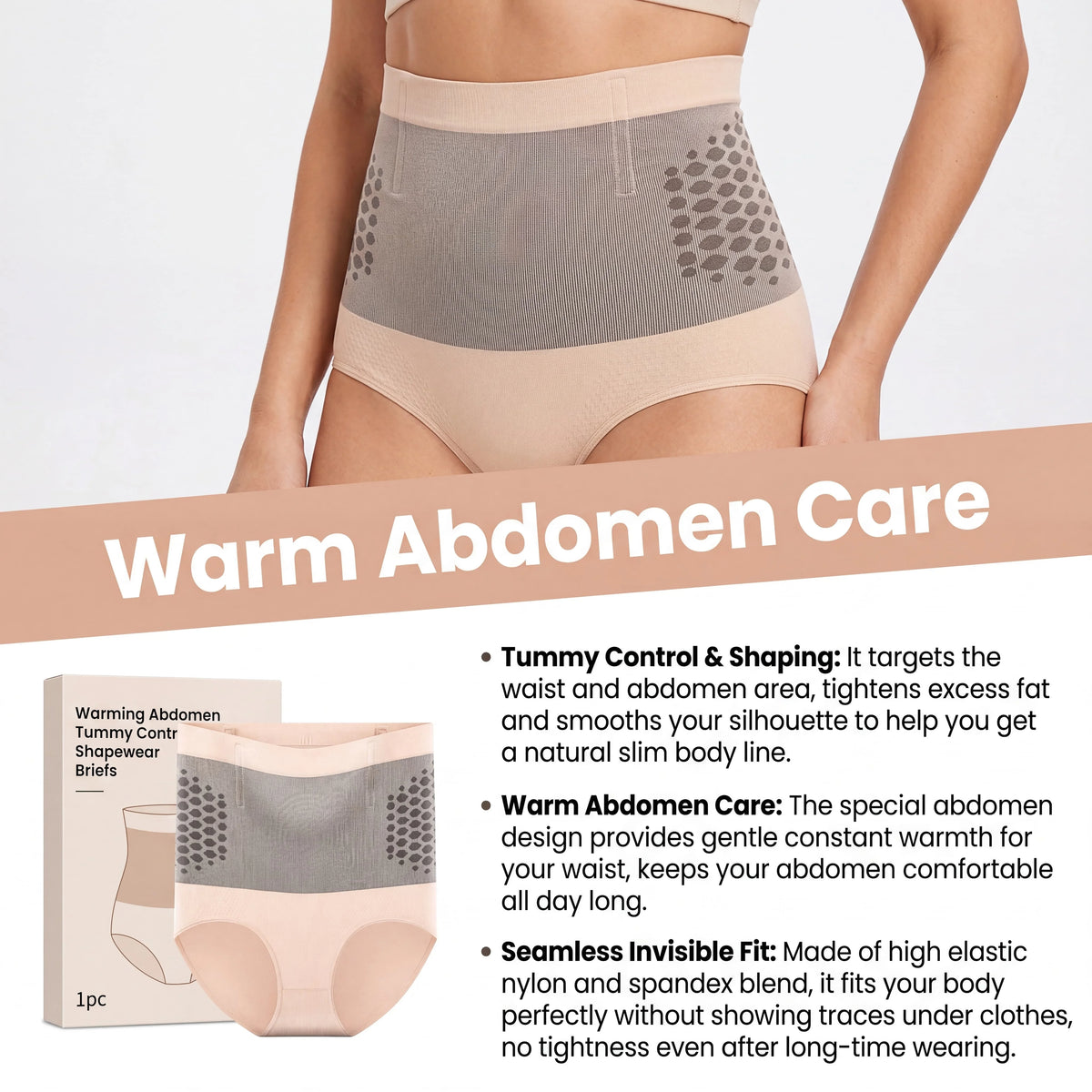 Zeriluna High Waist Tummy Control Seamless Shapewear Shorts Shapewear Shorts HIP
