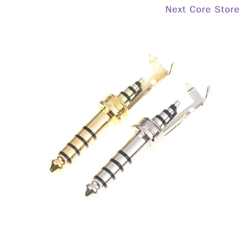 4.4mm Balanced Audio Plug – HIFI Copper Rhodium Plated 5-Pole Audio Jack Connector HIP