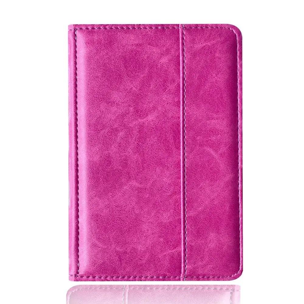 6-Inch PU Leather Folio Case for Sony PRS-T1 E-Reader E-Reader Folio Case HIP Rose red