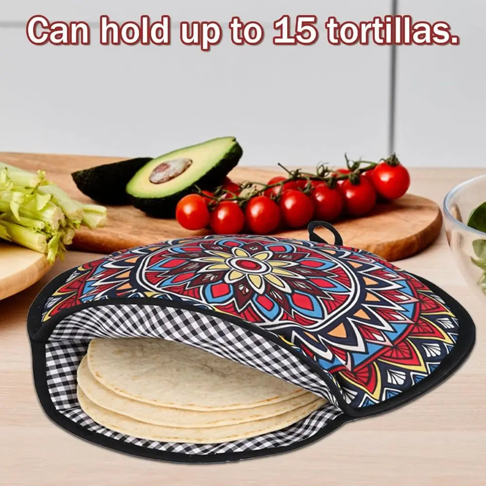 12-Inch Microwavable Insulated Tortilla Warmer Pouch Tortilla Warmer Pouch HIP