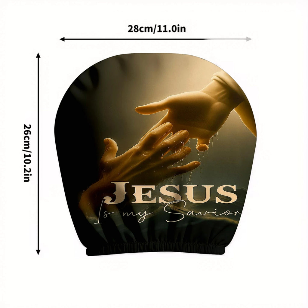 2-Pack Religious Theme Car Headrest Covers – Universal Fit Car Headrest Covers HIP