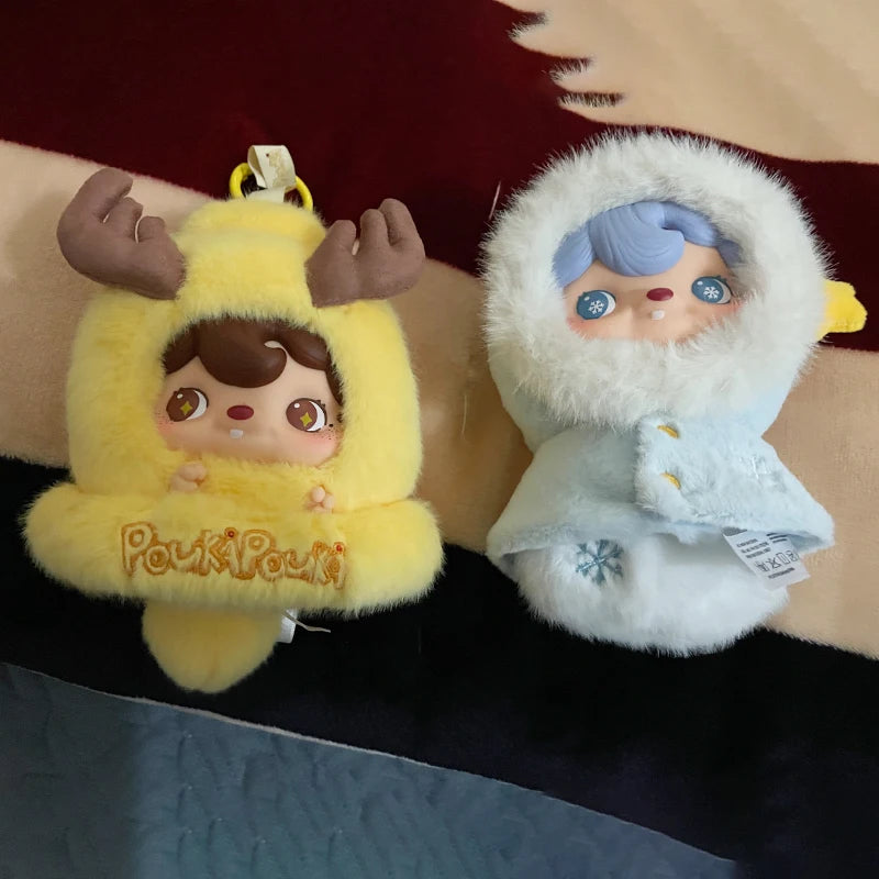 52TOYS Pouka Pouka Winter Waltz Plush Keychain Doll Gift Plush Pendant Doll HIP