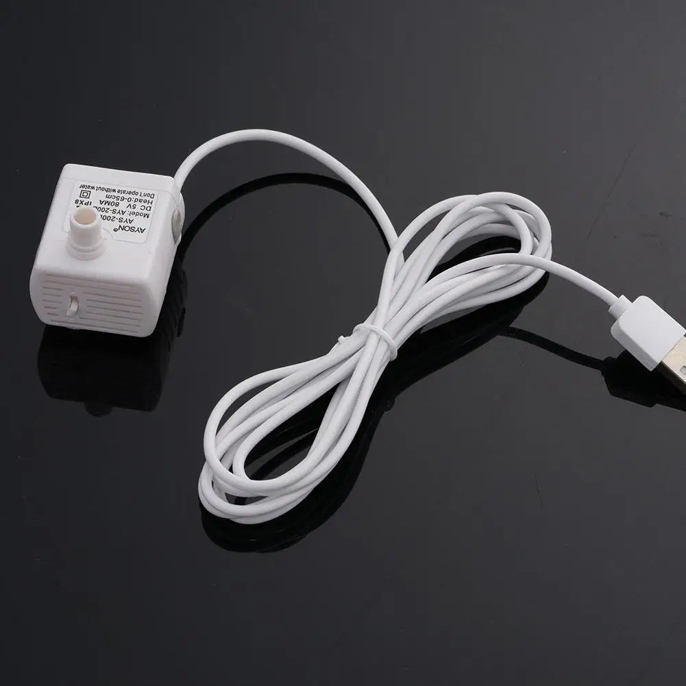 Water Pump LED Light Pet Cat Water Fountain Motor Replacement for Cat Pet Water Fountain Pump Dispenser Pet Accessories HIP