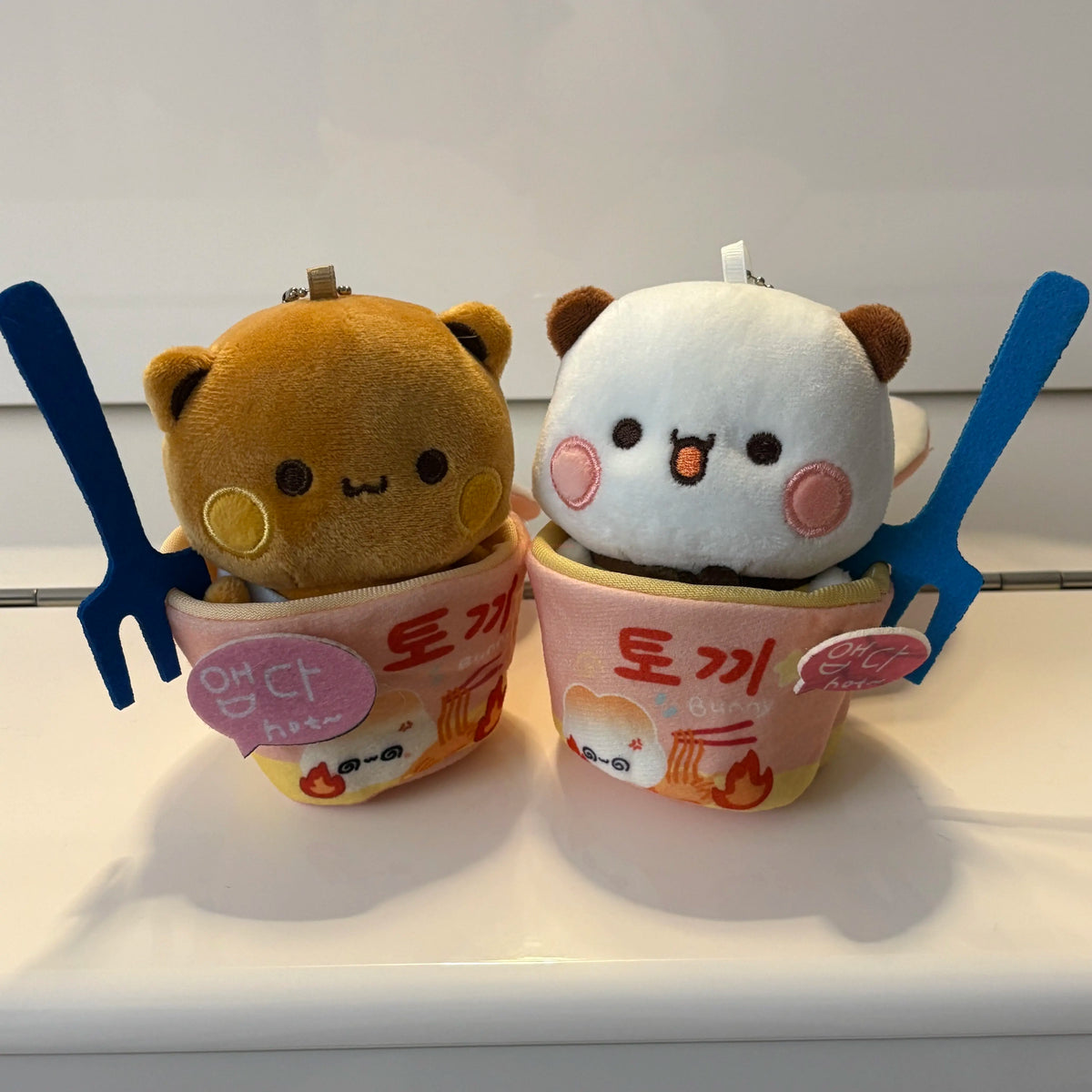 Bubu & Dudu 12cm Panda Plush Pendant Doll | Outfit Change Character Plush Doll HIP