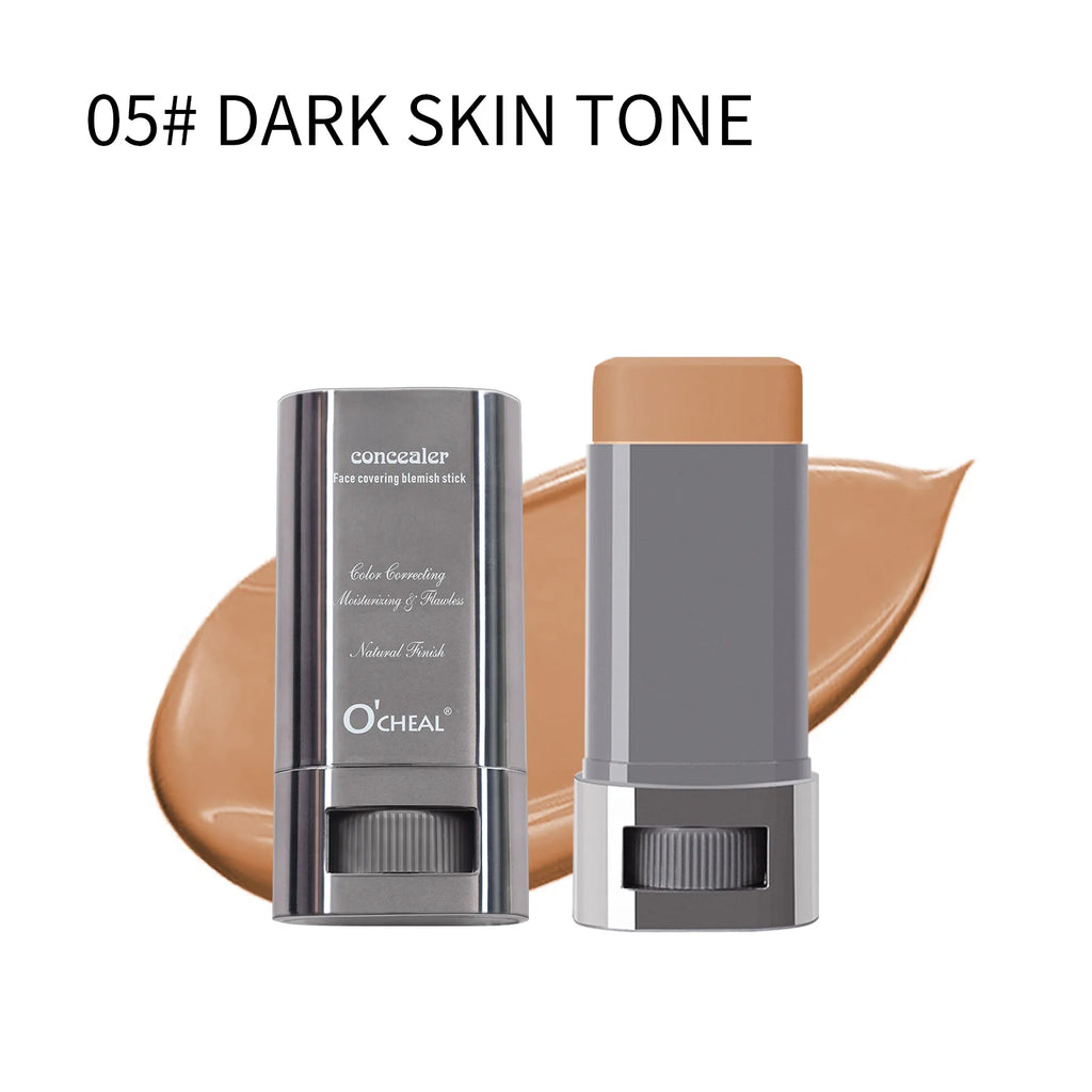 OCHEAL Full Coverage Liquid Concealer Stick – All Skin Types Liquid Concealer Stick HIP 05 DARK SKIN TONE 30g