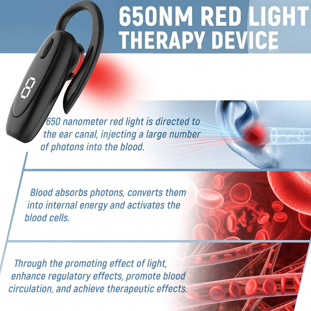 Portable 650nm Red Light Ear Laser Therapy Device | HIP Ear Laser Device HIP
